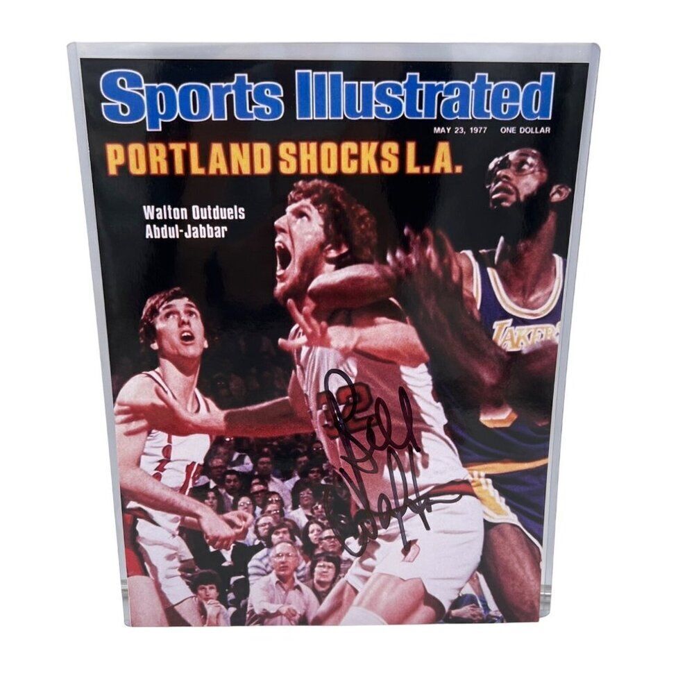 Bill Walton Signed Photo 11X14 Portland Trail Blazers